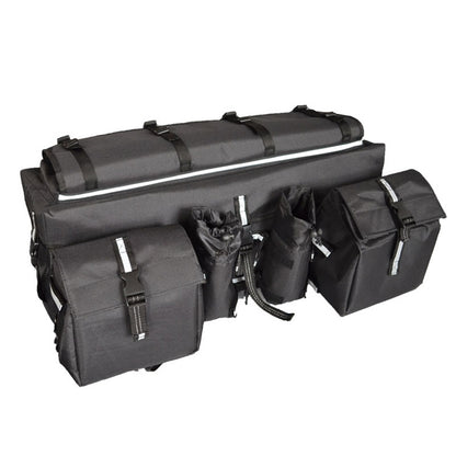 ATV Bag Quad Bike Go Kart Bag Snowmobile Mountain Bike Bag, Black, Army Green