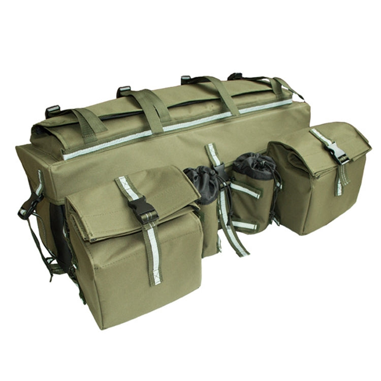 ATV Bag Quad Bike Go Kart Bag Snowmobile Mountain Bike Bag, Black, Army Green