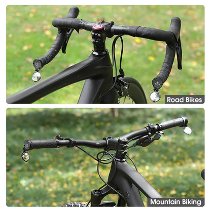 WEST BIKING Bicycle Handlebar Convex Rear View Mirror