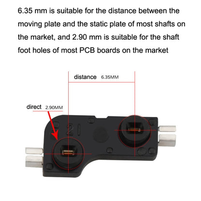 100pcs Mechanical Keyboard Shaft Body Hot Swap Base Modified Shaft Seat Connector