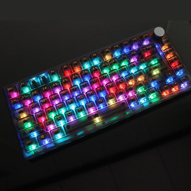82 Keys Bluetooth Wireless 3-mode RGB Hot-plug Customized Mechanical Keyboard Kit + Keycap, Kit + Keycap(White), Kit + Keycap(Black)