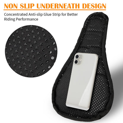 WEST BIKING Bike Cushion Cover Thick Silicone Quick Release Seat Cushion