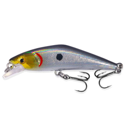 HENGJIA 5.7cm 3.4g Microbe Road Lures Slow Sinking Minnow Fake Bait, 1, 2, 3, 4, 5, 6, 7, 8, 9, 10, 10 Colors Bagged, 10 Colors Boxed