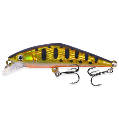 HENGJIA 5.7cm 3.4g Microbe Road Lures Slow Sinking Minnow Fake Bait, 1, 2, 3, 4, 5, 6, 7, 8, 9, 10, 10 Colors Bagged, 10 Colors Boxed