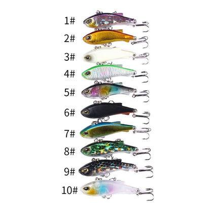 HENGJIA 4cm 4g Submerged Trembler Swimming VIB Luya Fish Bait Microbe Warbler Fake Bait