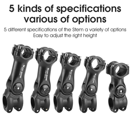 WEST BIKING Mountain Bike Adjustable Handlebar Angle Riser Handlebar Lift Accessories, 25.4x100mm