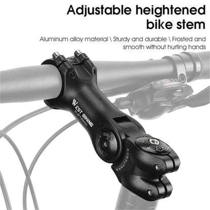 WEST BIKING Mountain Bike Adjustable Handlebar Angle Riser Handlebar Lift Accessories, 25.4x100mm