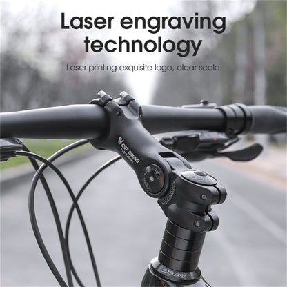 WEST BIKING Mountain Bike Adjustable Handlebar Angle Riser Handlebar Lift Accessories, 25.4x100mm