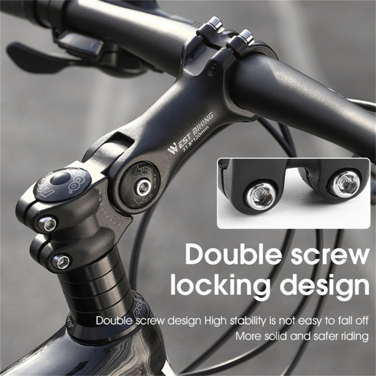 WEST BIKING Mountain Bike Adjustable Handlebar Angle Riser Handlebar Lift Accessories, 25.4x100mm