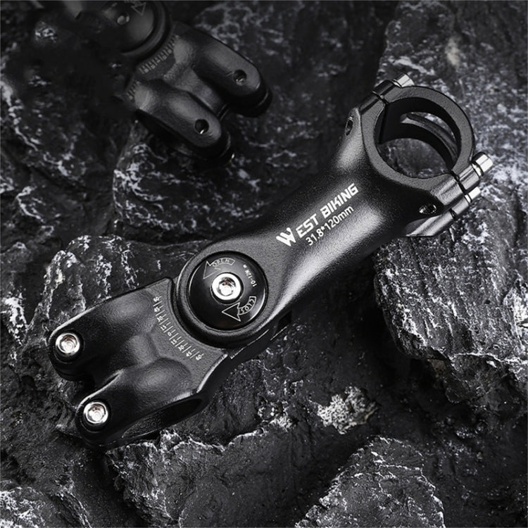 WEST BIKING Mountain Bike Adjustable Handlebar Angle Riser Handlebar Lift Accessories, 25.4x100mm