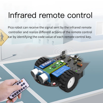 Yahboom Python Programming Smart Car Development Board Kit For Raspberry Pi Pico, Pico Robot