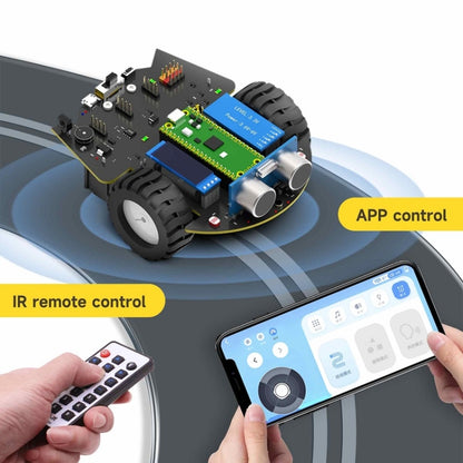 Yahboom Python Programming Smart Car Development Board Kit For Raspberry Pi Pico, Pico Robot
