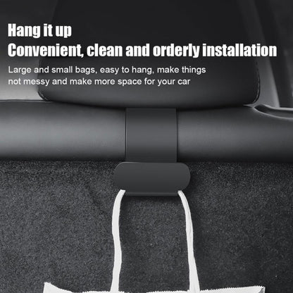 For Tesla Model Y 1pair Rear Trunk Hook Bag Umbrella Hanger, 1pair