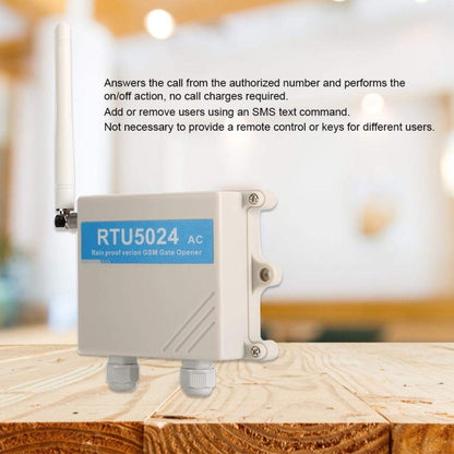 RTU5024 AC100-240V Waterproof Box Version Garage Opener GSM Module, RTU5024 2G Waterproof Box Version