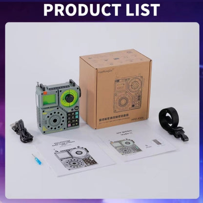 HanRongda HRD-A320 High Performance Multi-band Bluetooth Card Flashlight Lighting SOS Alert Radio, HRD-A320