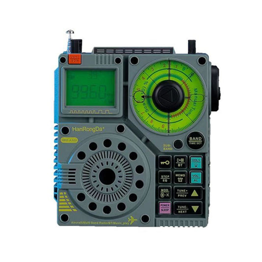 HanRongda HRD-A320 High Performance Multi-band Bluetooth Card Flashlight Lighting SOS Alert Radio, HRD-A320