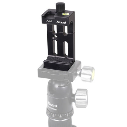 XILETU XJ-8 Aluminum Alloy Camera Head Tripod Mobile Phone Clip