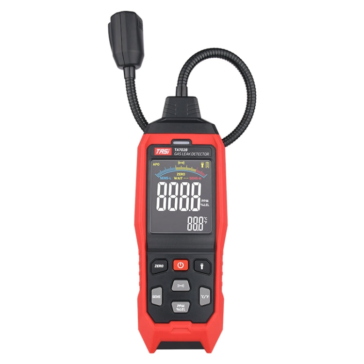 Cumbelo Gas Detector Portable Gas Testing Instrument Natural Gas Discovery Detective, TASI TA702A Simulation Bar Display, TASI TA702B Simulation Bar+Digital Display