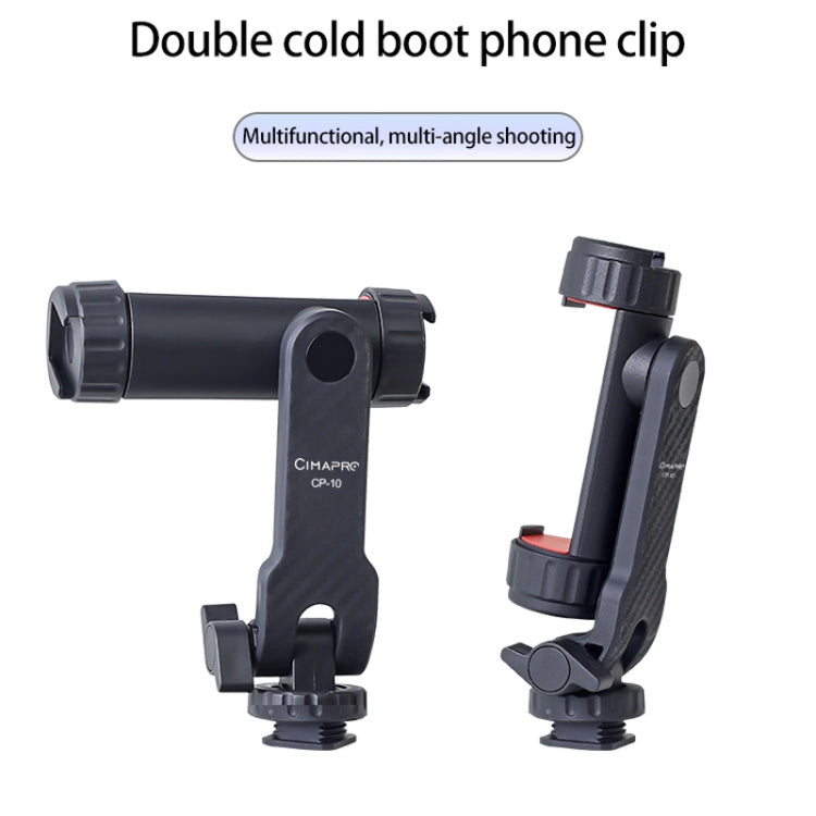 Cimapro Swivel Cold Boot Camera Phone Mount Bracket External Tripod