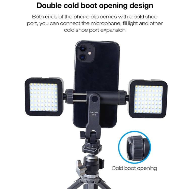 Cimapro Swivel Cold Boot Camera Phone Mount Bracket External Tripod