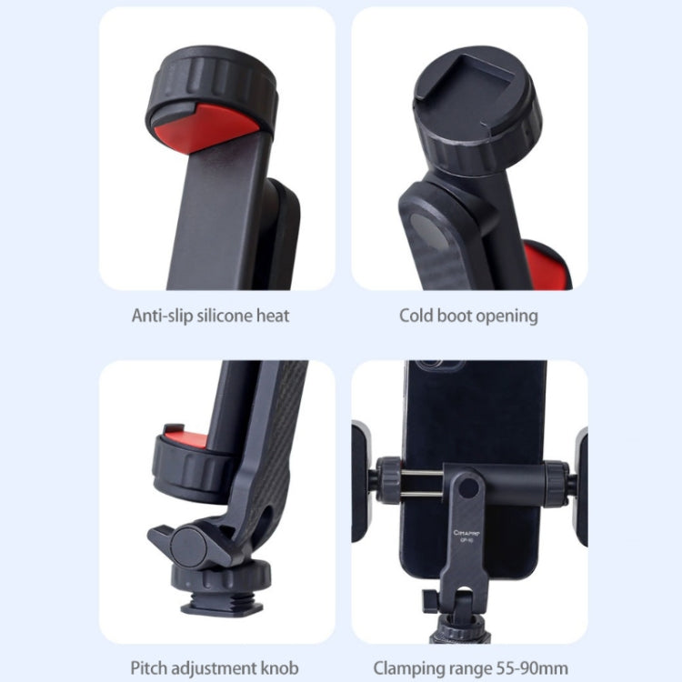 Cimapro Swivel Cold Boot Camera Phone Mount Bracket External Tripod