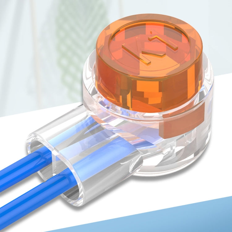 100pcs /Pack Network Cable Telephone Line Connector Moisture-Proof Waterproof Wiring Terminals, K1, K2
