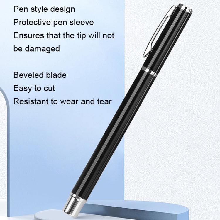 Pen Type Fiber Optic Cutter Tungsten Steel Cutting Knife Bare Fiber Cutting Cutting Knife, Beveled Blade