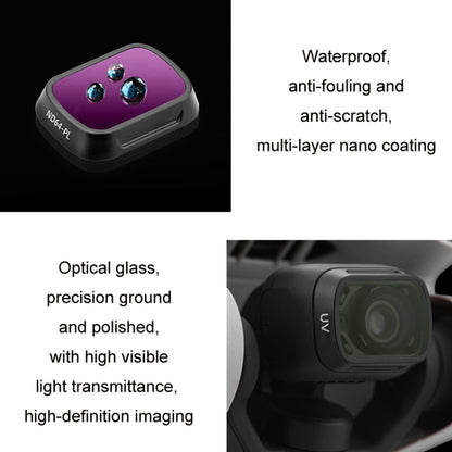 For DJI MINI3/MINI 3PRO BRDRC Filter Protective Glass, CPL Filter, ND8-PL Filter, ND16-PL Filter