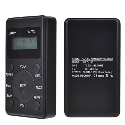 HanRongda HRD-100 Portable Digital Display DAB+ / DAB / FM Radio, HRD-100