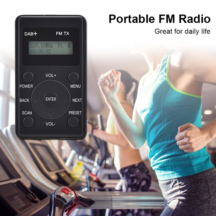 HanRongda HRD-100 Portable Digital Display DAB+ / DAB / FM Radio, HRD-100