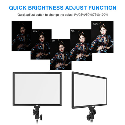 Pixel P50 Dual Color Temperature Flat Panel Fill Light 45W Soft Outdoor Shooting Fill Light For Straight Photography, Lamp+US Plug Adapter, Lamp+EU Plug Adapter, Lamp+UK Plug Adapter, Lamp+AU Plug Adapter
