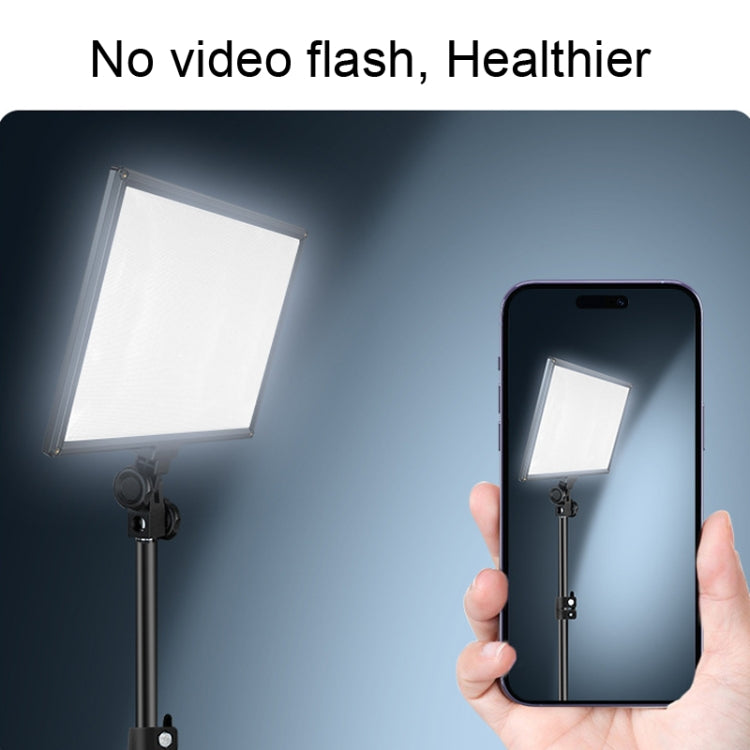 Pixel P50 Dual Color Temperature Flat Panel Fill Light 45W Soft Outdoor Shooting Fill Light For Straight Photography, Lamp+US Plug Adapter, Lamp+EU Plug Adapter, Lamp+UK Plug Adapter, Lamp+AU Plug Adapter