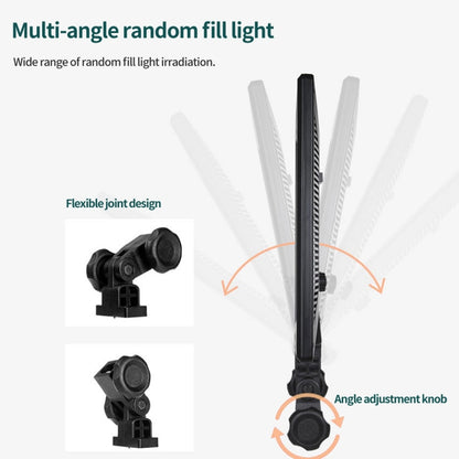 Pixel P50 Dual Color Temperature Flat Panel Fill Light 45W Soft Outdoor Shooting Fill Light For Straight Photography, Lamp+US Plug Adapter, Lamp+EU Plug Adapter, Lamp+UK Plug Adapter, Lamp+AU Plug Adapter