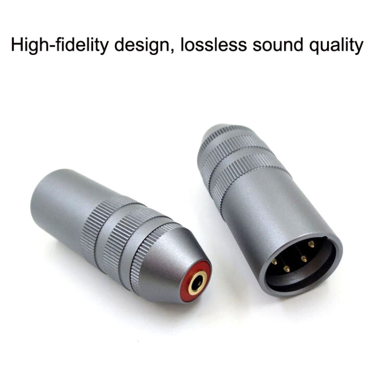 Amplifier Balance Female Headphone Adapter, 4 Core XLR to 2.5mm, 4 Core XLR to 3.5mm, 4 Core XLR to 4.4mm