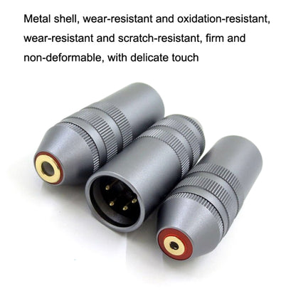 Amplifier Balance Female Headphone Adapter, 4 Core XLR to 2.5mm, 4 Core XLR to 3.5mm, 4 Core XLR to 4.4mm