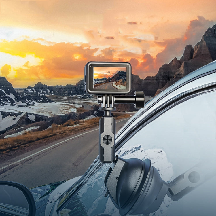 TELESIN Car Action Camera Holder Suction Cup 360 Degree Adjustable, TELESIN  Single