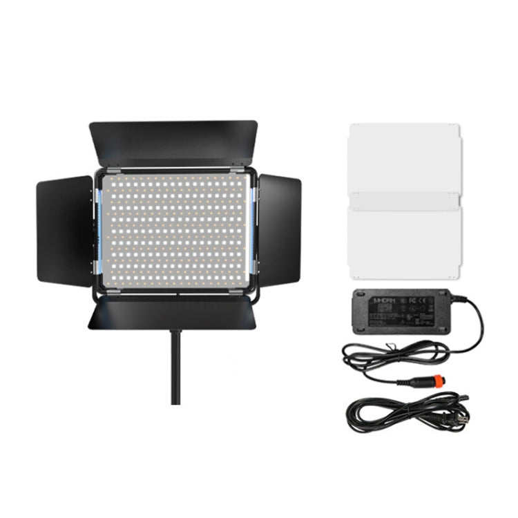Pixel P80 60W 2600-10000K 542 LEDs Photography Fill Light Support Mobile APP Remote Control, A Set+US Plug Adapter, A Set+EU Plug Adapter, A Set+UK Plug Adapter, A Set+AU Plug Adapter