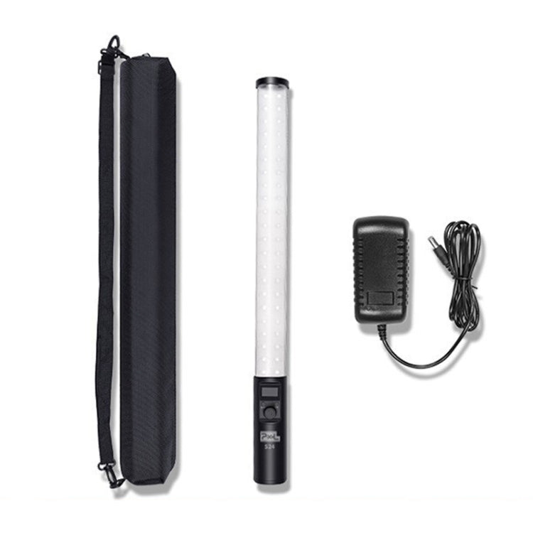 Pixel S24 RGB Fill Light Rod Handheld Portable Color Icelet Outdoor Videos Live Broadcast Studio Camera Stick Lamp, Standard Set+US Plug Adapter, Standard Set+EU Plug Adapter, Standard Set+UK Plug Adapter, Standard Set+AU Plug Adapter