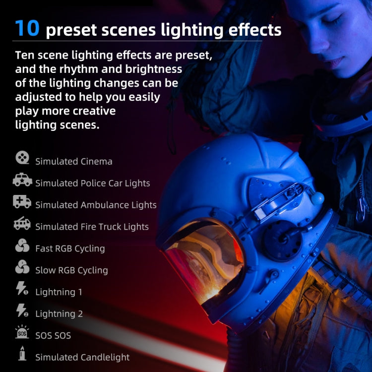 Pixel S24 RGB Fill Light Rod Handheld Portable Color Icelet Outdoor Videos Live Broadcast Studio Camera Stick Lamp, Standard Set+US Plug Adapter, Standard Set+EU Plug Adapter, Standard Set+UK Plug Adapter, Standard Set+AU Plug Adapter