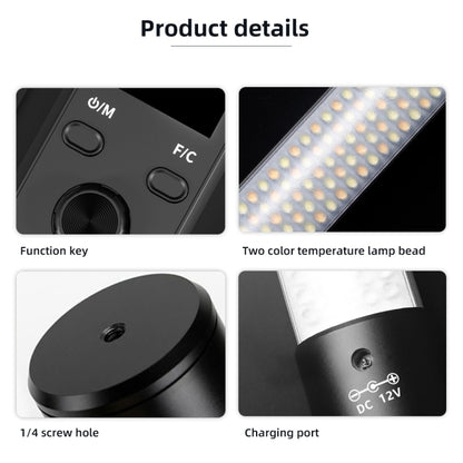 Pixel S24 RGB Fill Light Rod Handheld Portable Color Icelet Outdoor Videos Live Broadcast Studio Camera Stick Lamp, Standard Set+US Plug Adapter, Standard Set+EU Plug Adapter, Standard Set+UK Plug Adapter, Standard Set+AU Plug Adapter