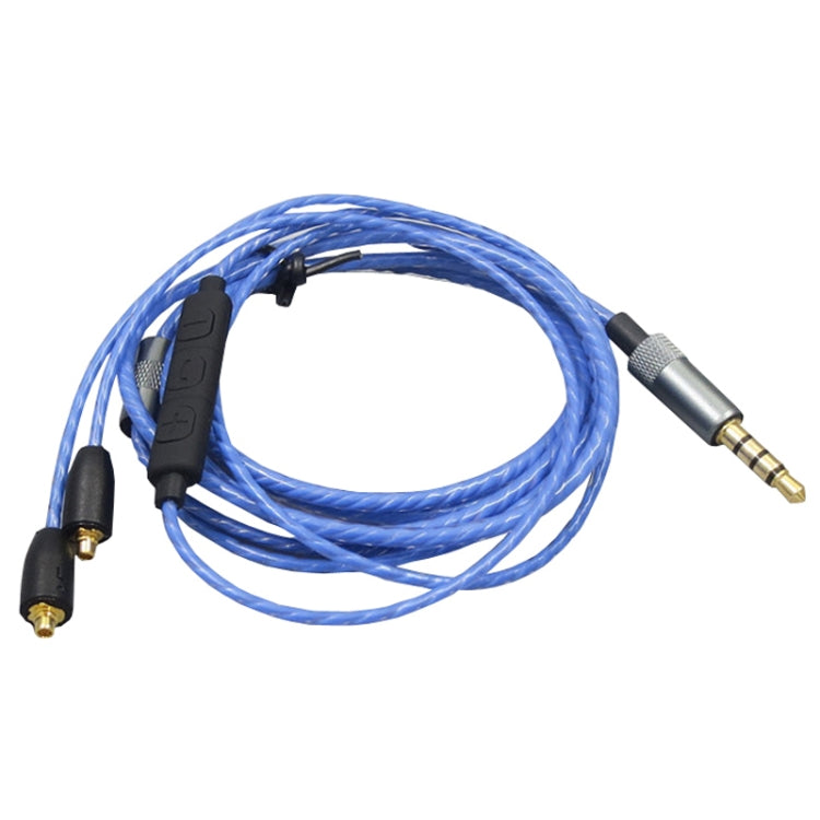 For Shure MMCX / SE215 / SE535 / SE846 / UE900 Volume Adjustment Headphone Cable, 1.2m