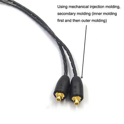 For Shure MMCX / SE215 / SE535 / SE846 / UE900 Volume Adjustment Headphone Cable, 1.2m