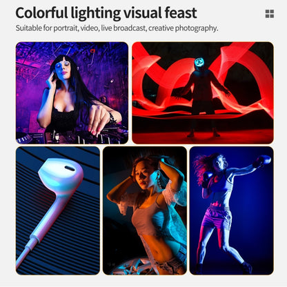 Pixel G3 Flat Panel RGB Fill Light Handheld Photography Camera Dimmable Desktop Mini Pocket Lamp