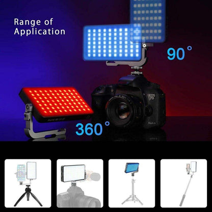 Pixel G3 Flat Panel RGB Fill Light Handheld Photography Camera Dimmable Desktop Mini Pocket Lamp