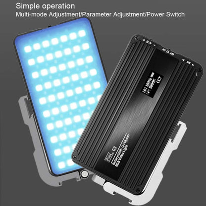 Pixel G3 Flat Panel RGB Fill Light Handheld Photography Camera Dimmable Desktop Mini Pocket Lamp