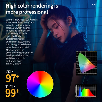 Pixel G3 Flat Panel RGB Fill Light Handheld Photography Camera Dimmable Desktop Mini Pocket Lamp