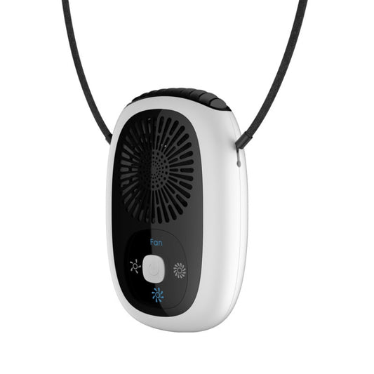 Leafless Hanging Neck Fan Mini Handheld Fan USB Rechargeable Fan, Without Negative Ions White, Without Negative Ions Green, With Negative Ions White, With Negative Ions Green