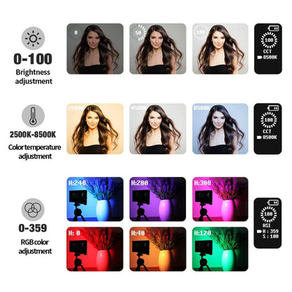 Pixel G1S Mini Outdoor RGB Color Fill Light Camera Small Desktop Lights