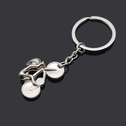 2pcs Simulated Bicycle Metal Key Chain, BY-333