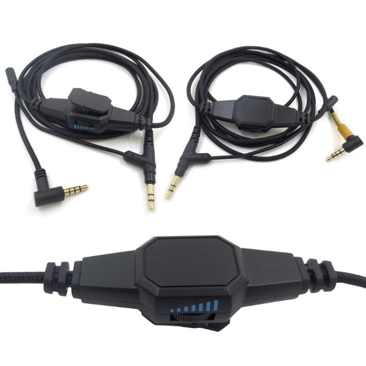 For Boom Microphone V-MODA Computer Gaming Headphone Cable, ZS0198 Gold Plug